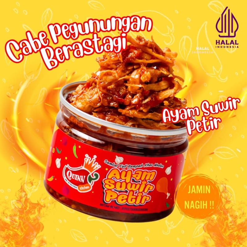 Ayam Suwir Petir Ori (Jar 150g)